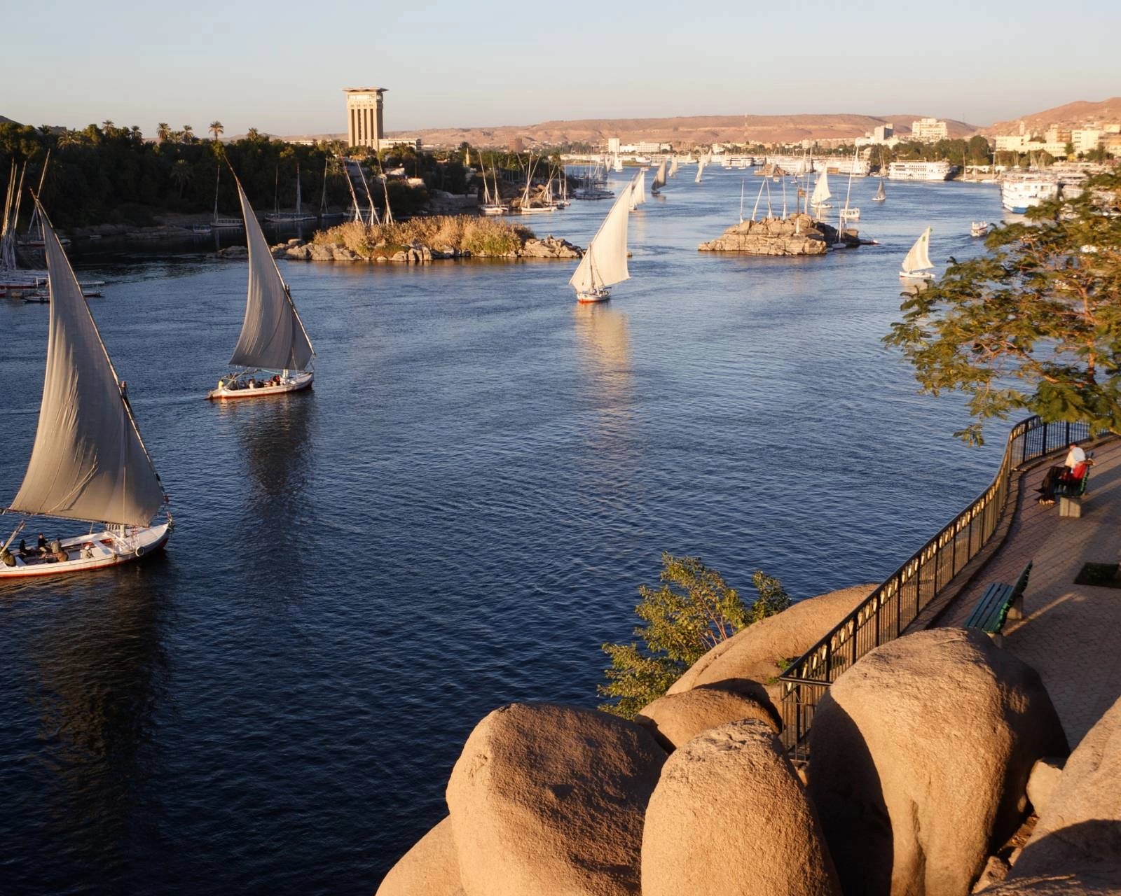 Nubian Serenity: Private Aswan Felucca Ride & Botanical Garden Tour