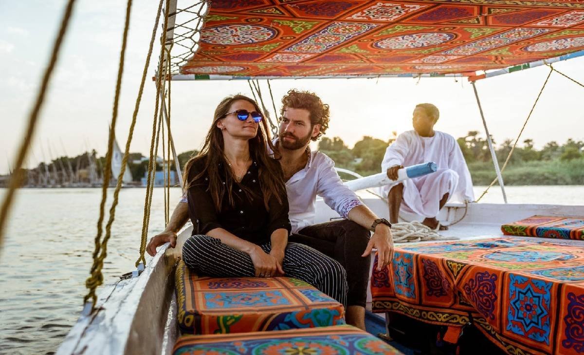 Golden Hour on the Nile: 2-Hour Private Sunset Felucca Cruise
